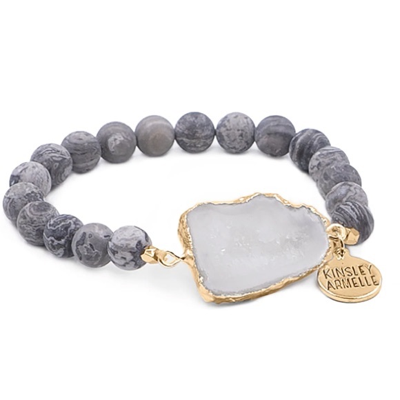 Kinsley Armelle Jewelry - NWOT Kinsley Armelle Agate Collection Dusk Bracelet